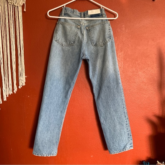 RE/DONE Originals 70s Stove Pipe Jeans size 24 - Picture 2 of 14